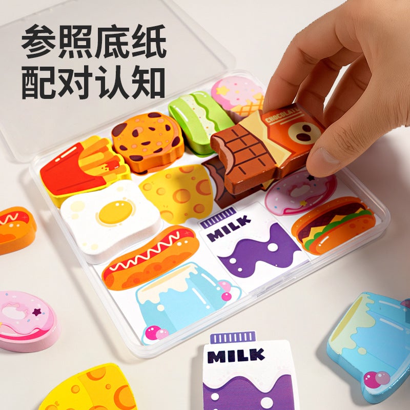 Wooden Children'S Cartoon Three-Dimensional Puzzle Dinosaur Animal Transportation Puzzle Puzzle Building Blocks Boxed Educational Toys - Image 4